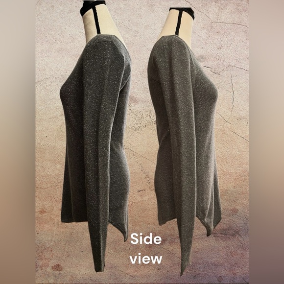 Express Gray With Silver Glitter, Tunic Women’s Size Small - Picture 2 of 11